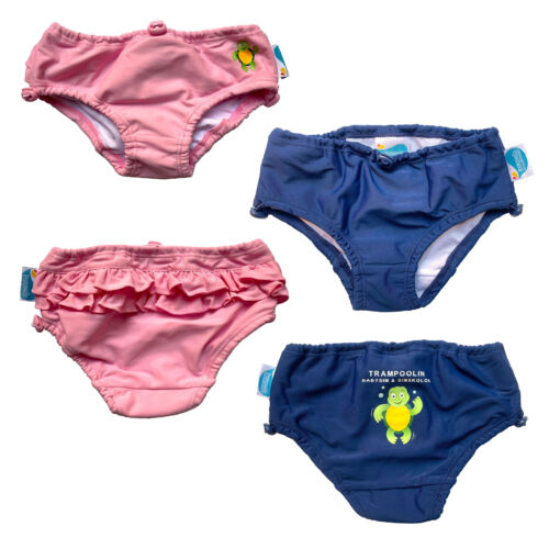 Badbyxor rosa och blå